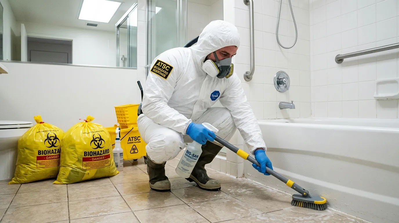 Decontamination equipment deployed for Blood Cleanup in New Dorp